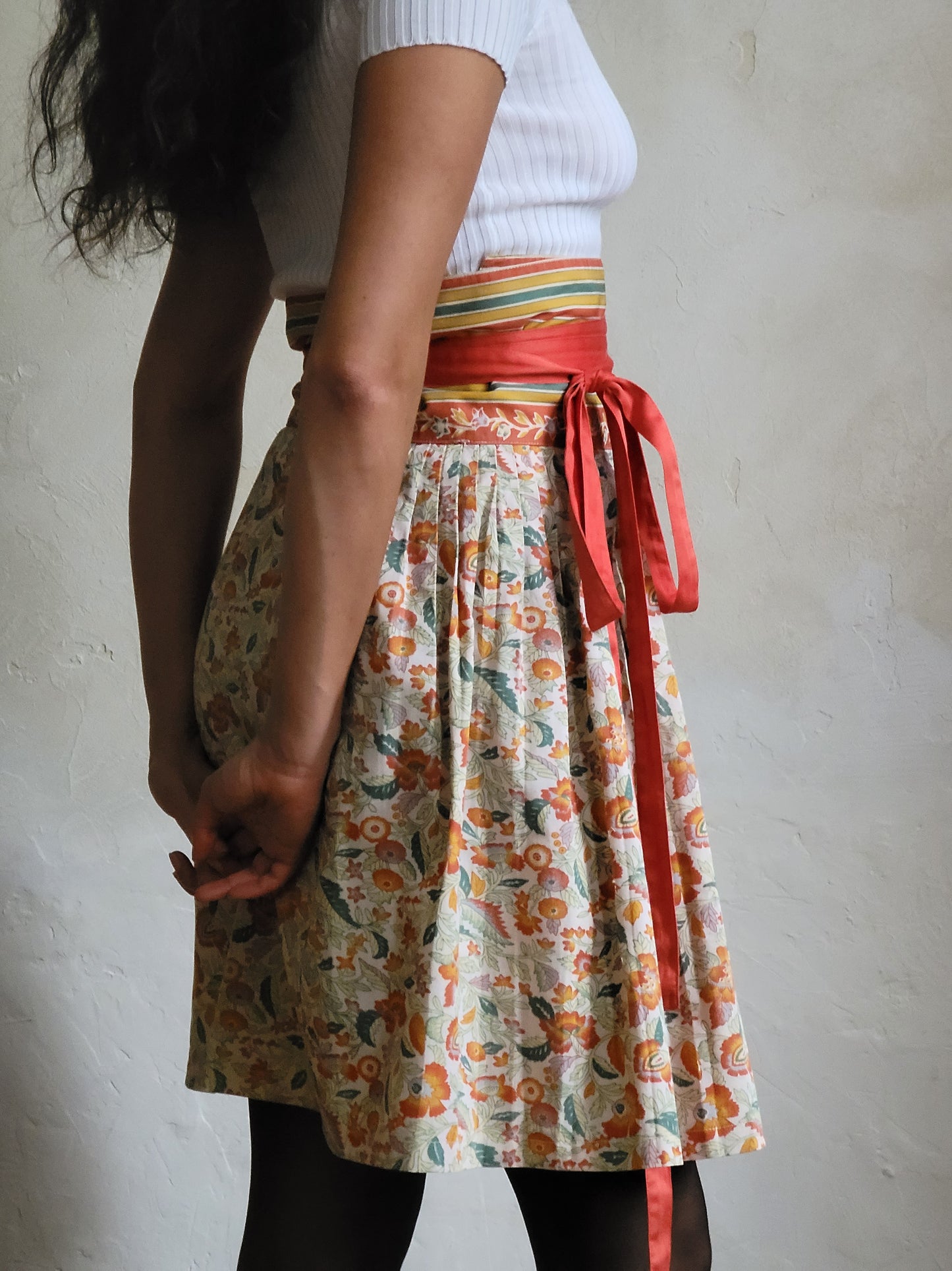 Kenzo Jap Summer 1976 Cotton Wrap Skirt