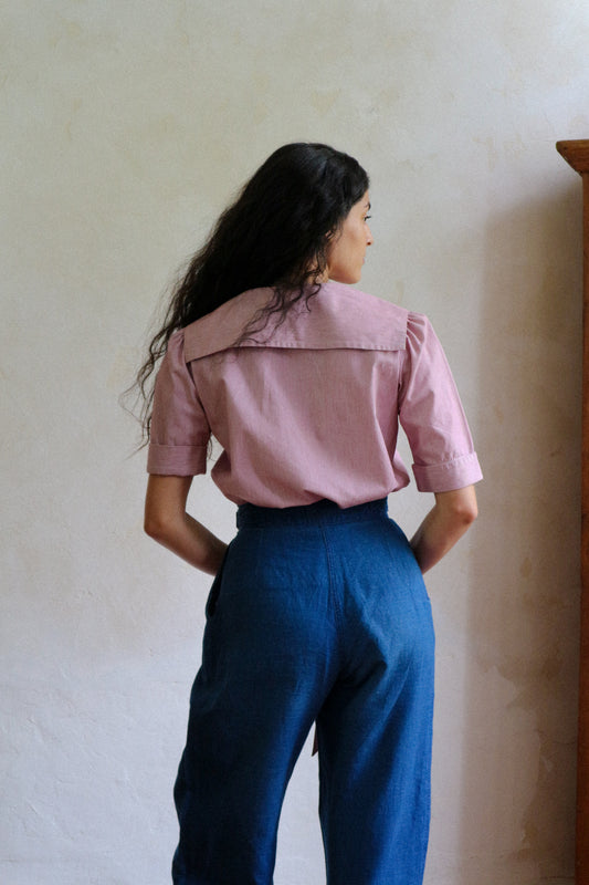 Kenzo Jeans 1990s Linen Slim Trousers