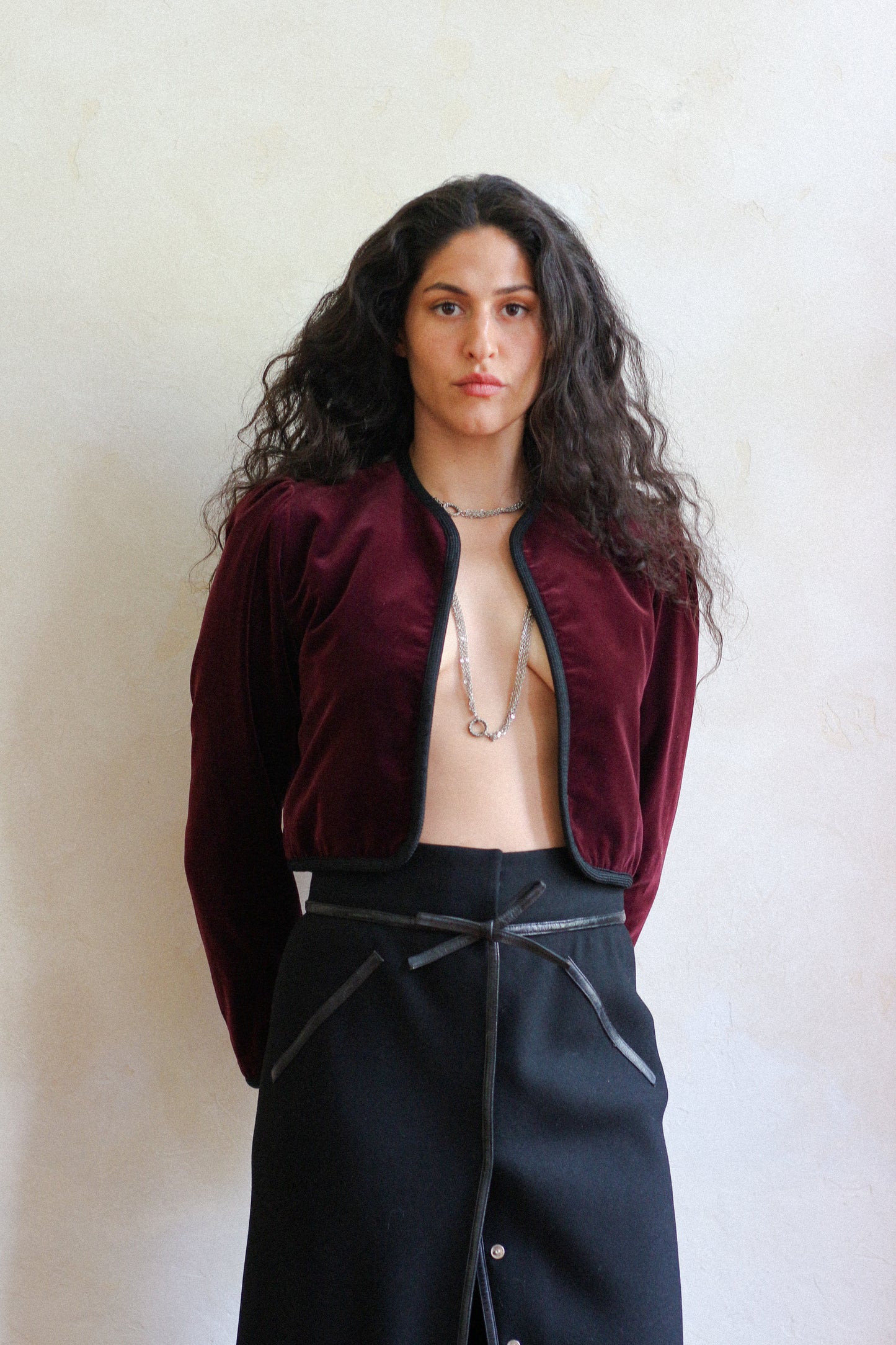 Saint Laurent Rive Gauche Fall 1979 Velvet Jacket