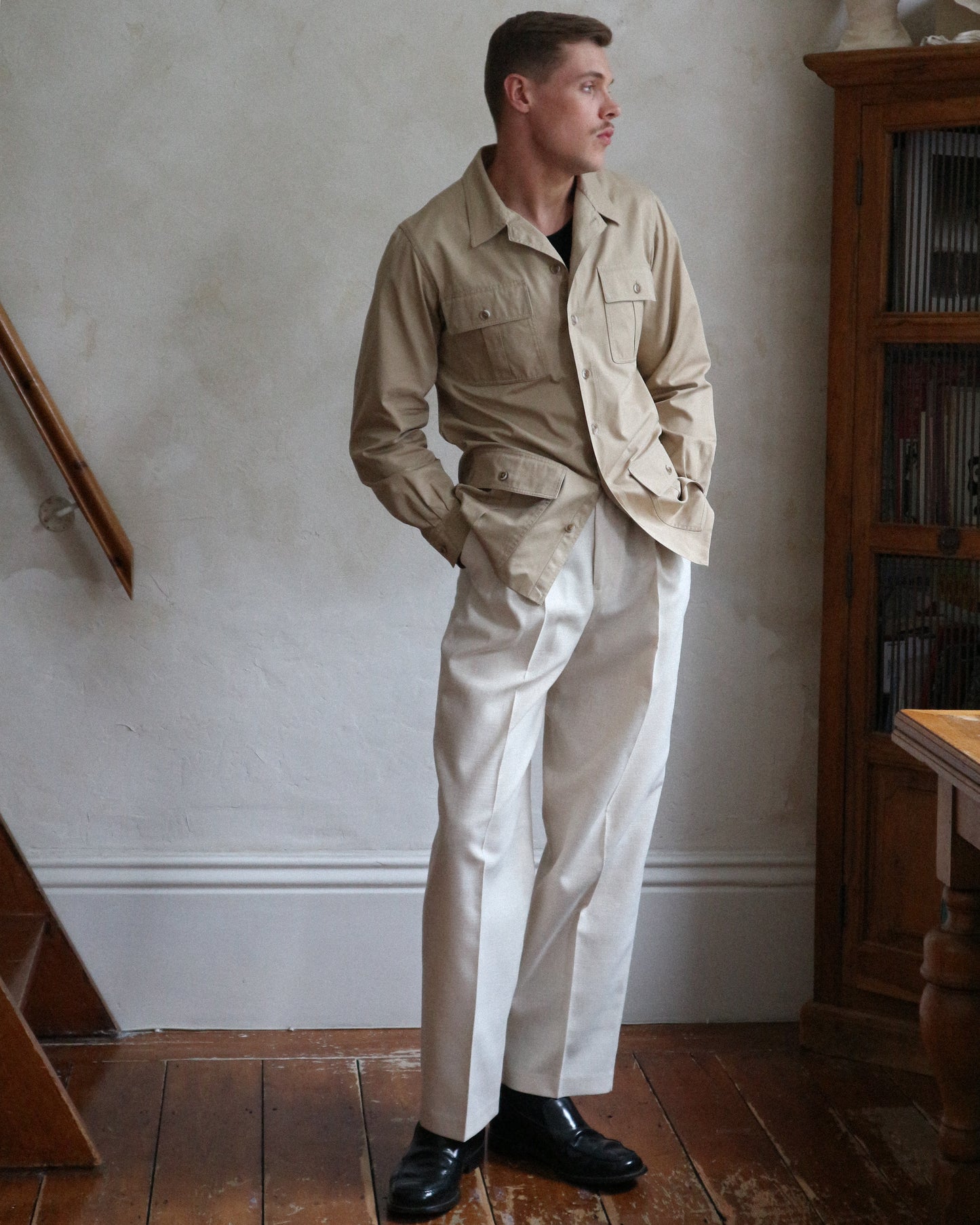 Yves Saint Laurent Rive Gauche Collector Men's Safari Jacket c.1969/1970