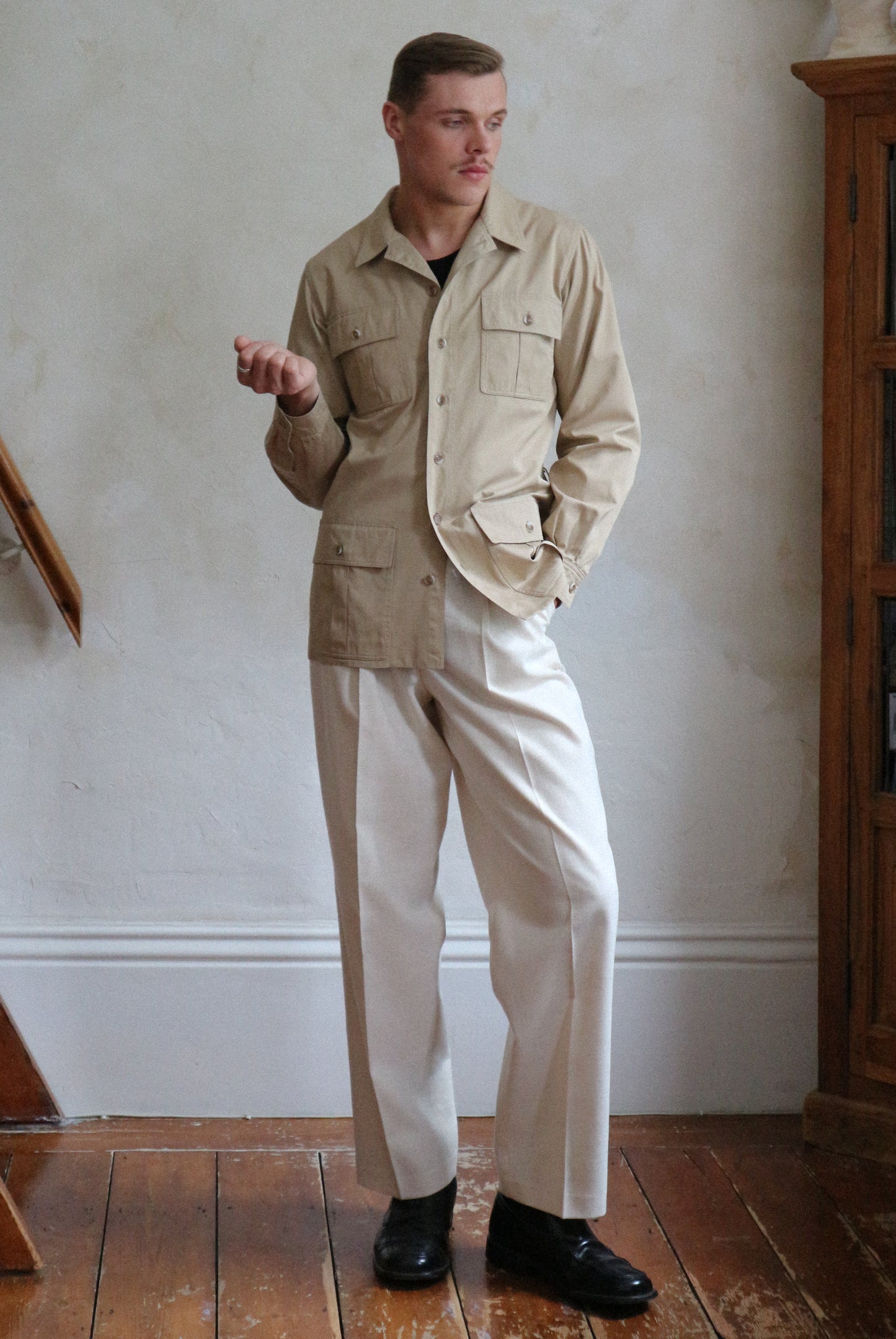 Yves Saint Laurent Rive Gauche Collector Men's Safari Jacket c.1969/1970