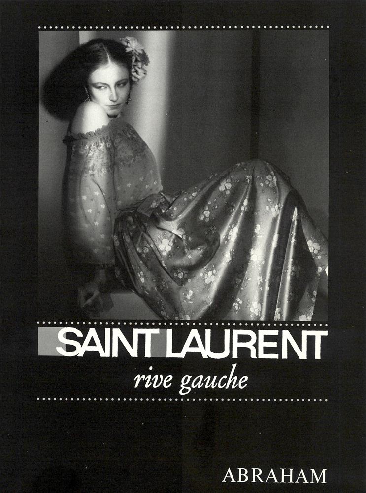 Saint Laurent Rive Gauche Spring 1977 Silk Top