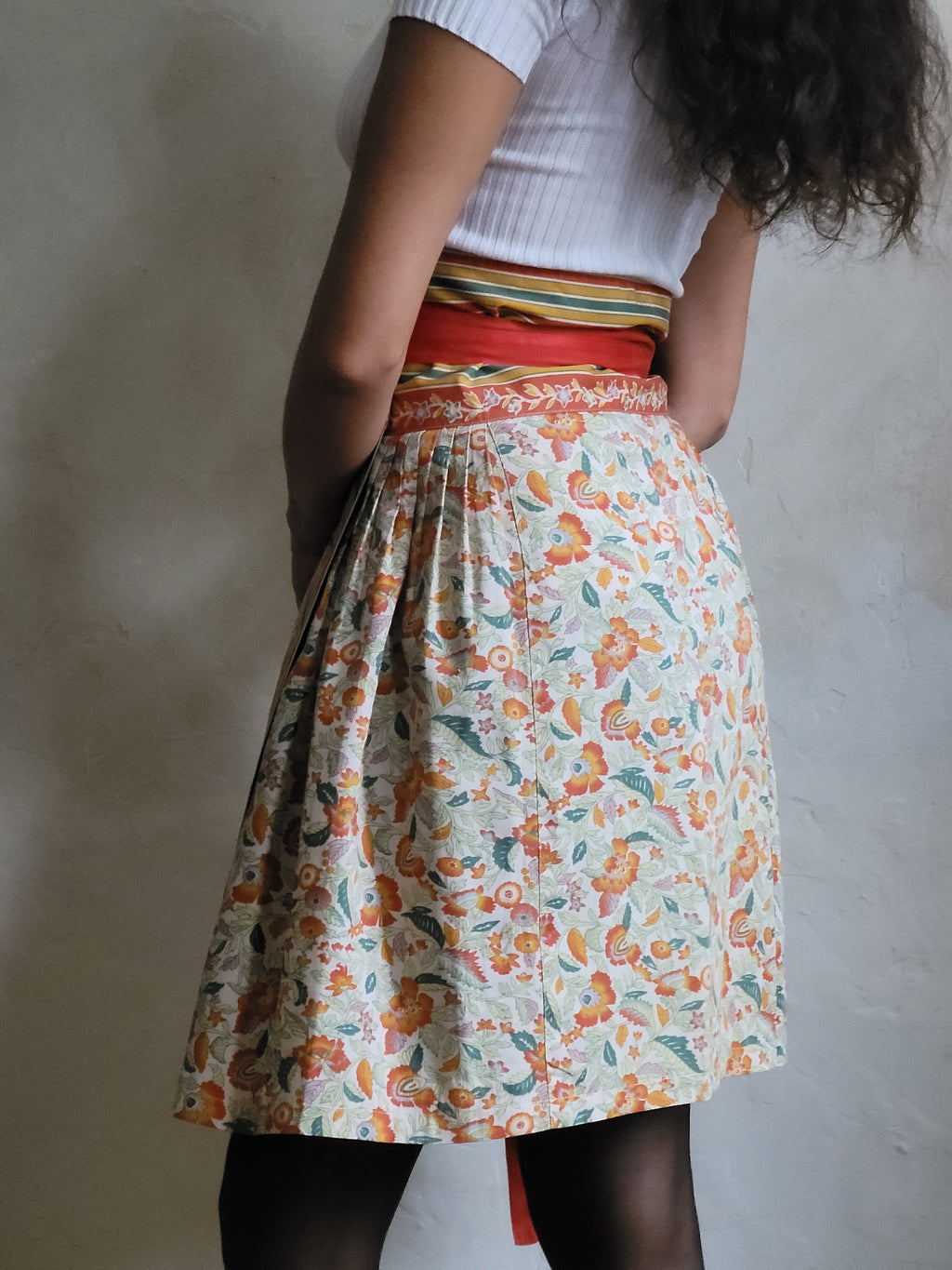 Kenzo Jap Summer 1976 Cotton Wrap Skirt