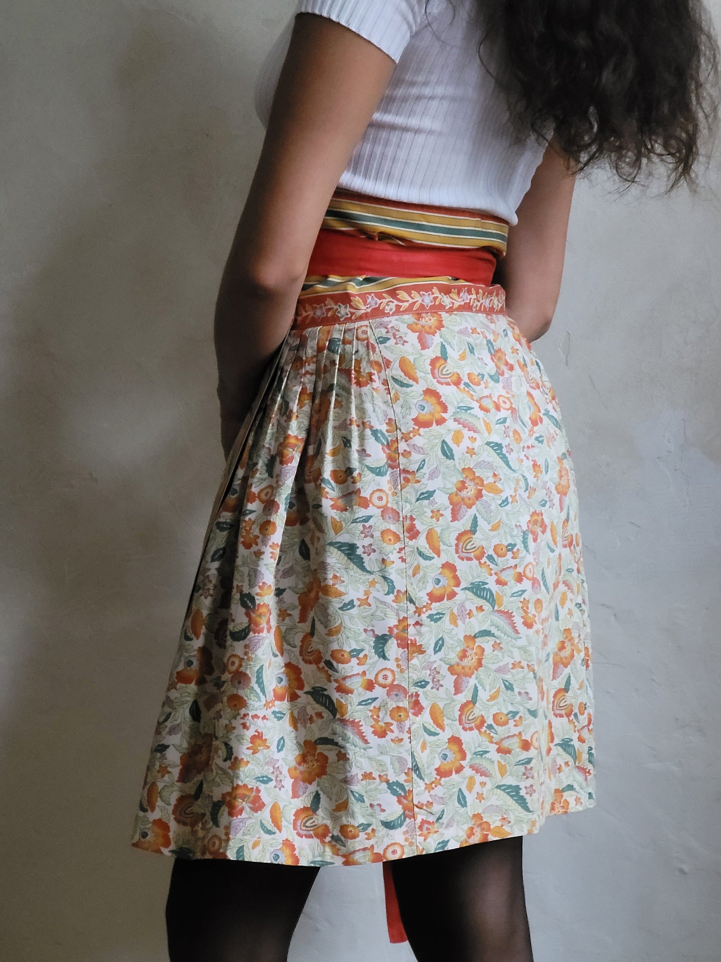 Kenzo Jap Summer 1976 Cotton Wrap Skirt
