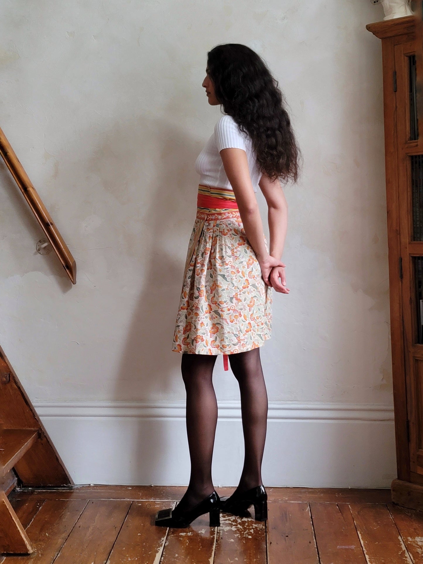 Kenzo Jap Summer 1976 Cotton Wrap Skirt