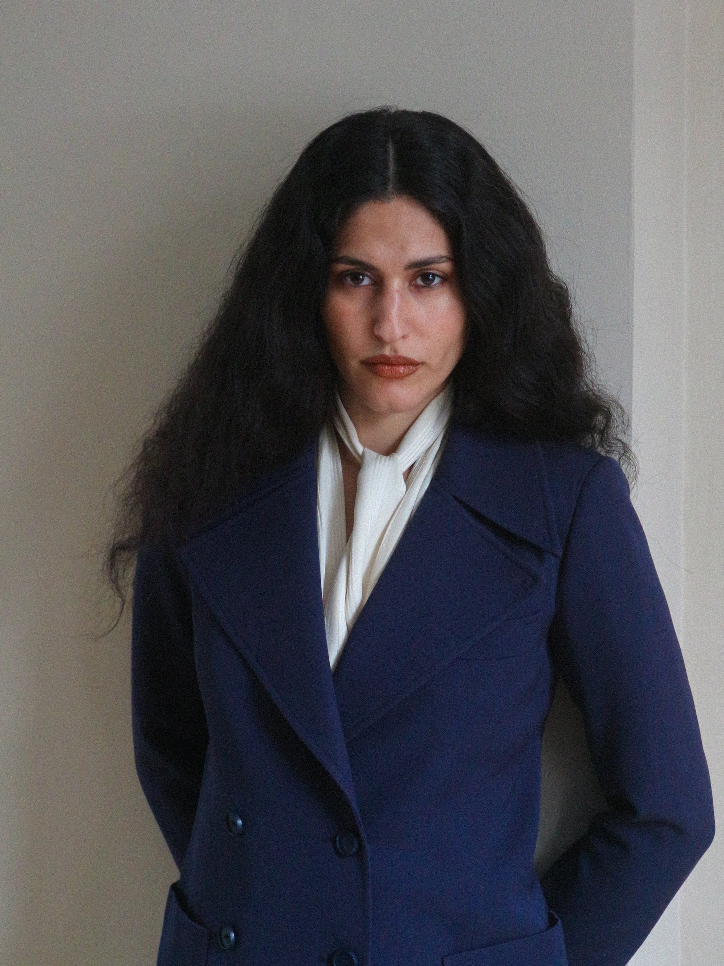 Yves Saint Laurent Haute Couture Wool Jacket 1970