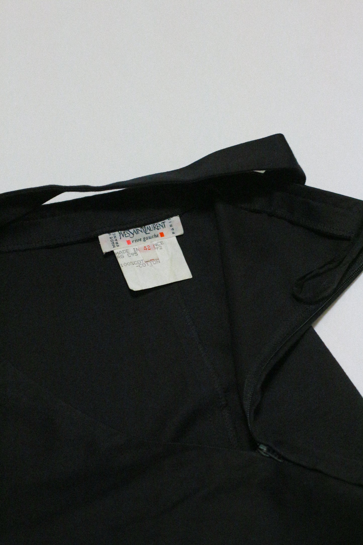 Yves Saint Laurent Cotton Laced Dress Spring 1995
