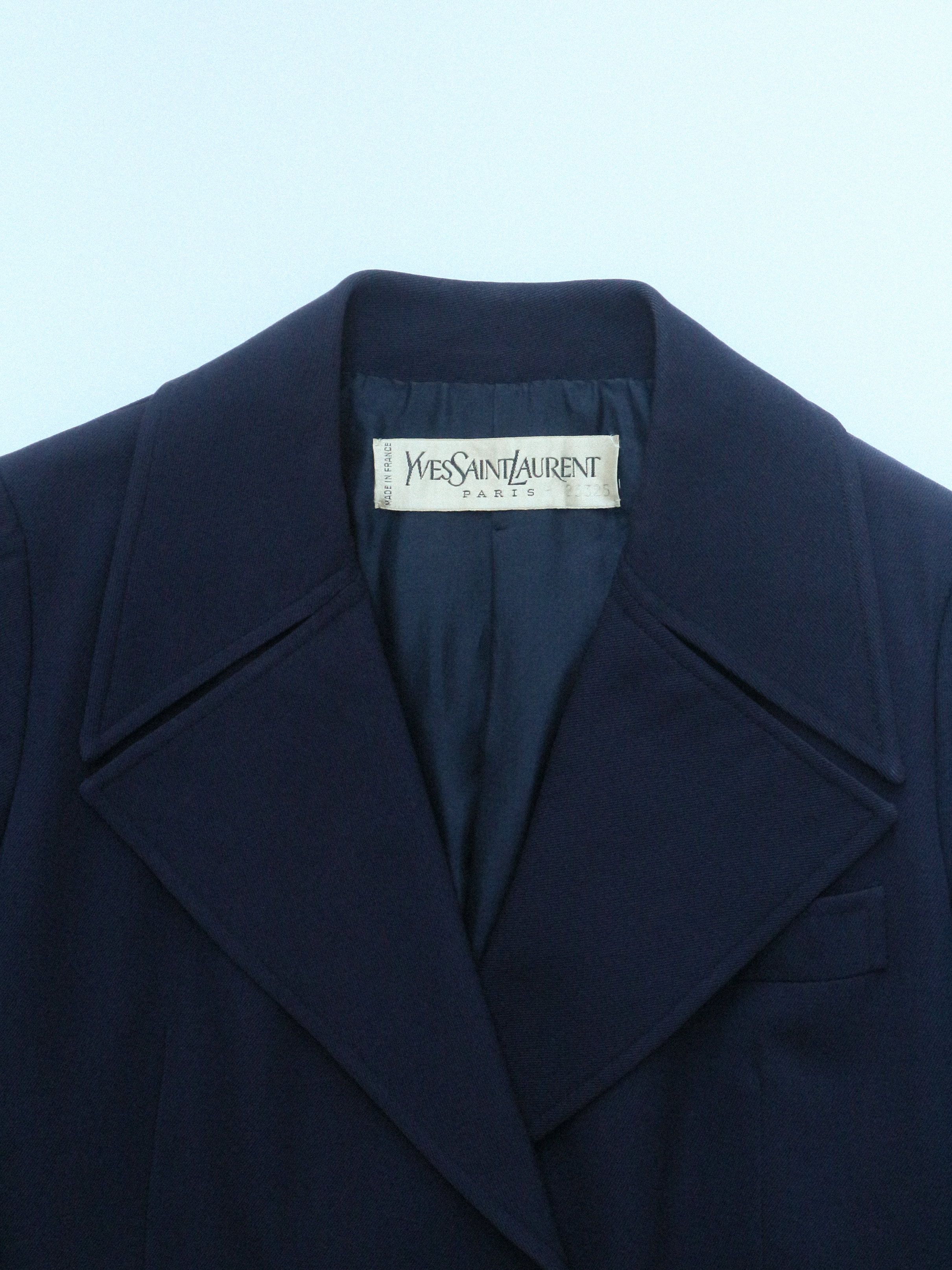 Yves Saint Laurent Haute Couture Wool Jacket Spring 1970