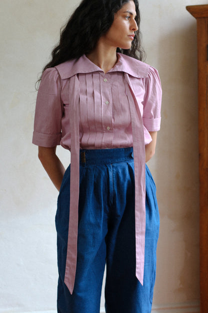 Kenzo Jeans 1990s Linen Slim Trousers