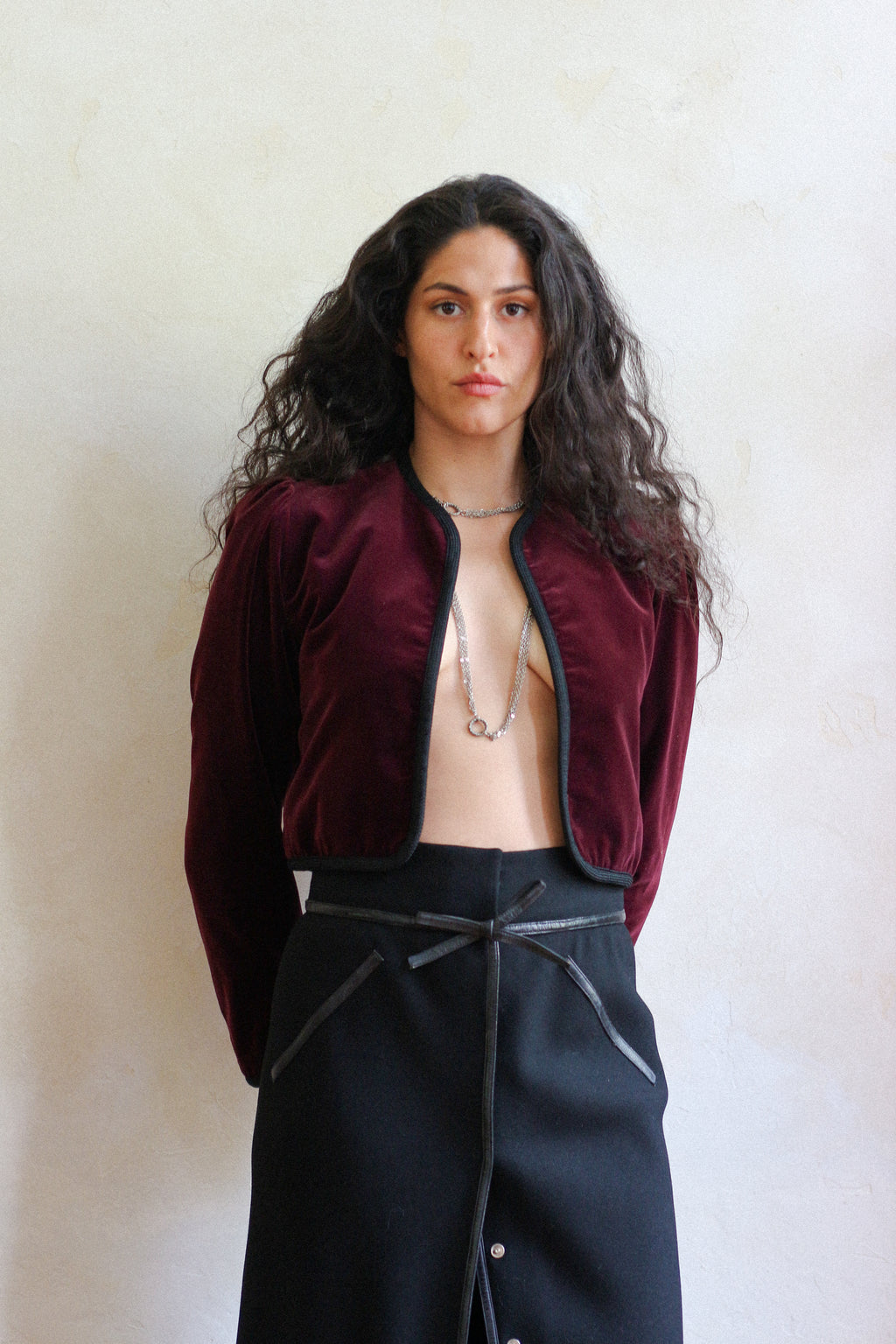 Saint Laurent Rive Gauche Fall 1979 Velvet Jacket