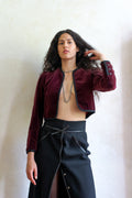 Saint Laurent Rive Gauche Fall 1979 Velvet Jacket