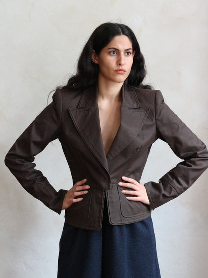 Yves Saint Laurent by Tom Ford Cotton Jacket 2003