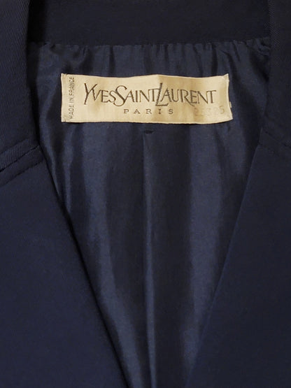 Yves Saint Laurent Haute Couture Wool Jacket 1970