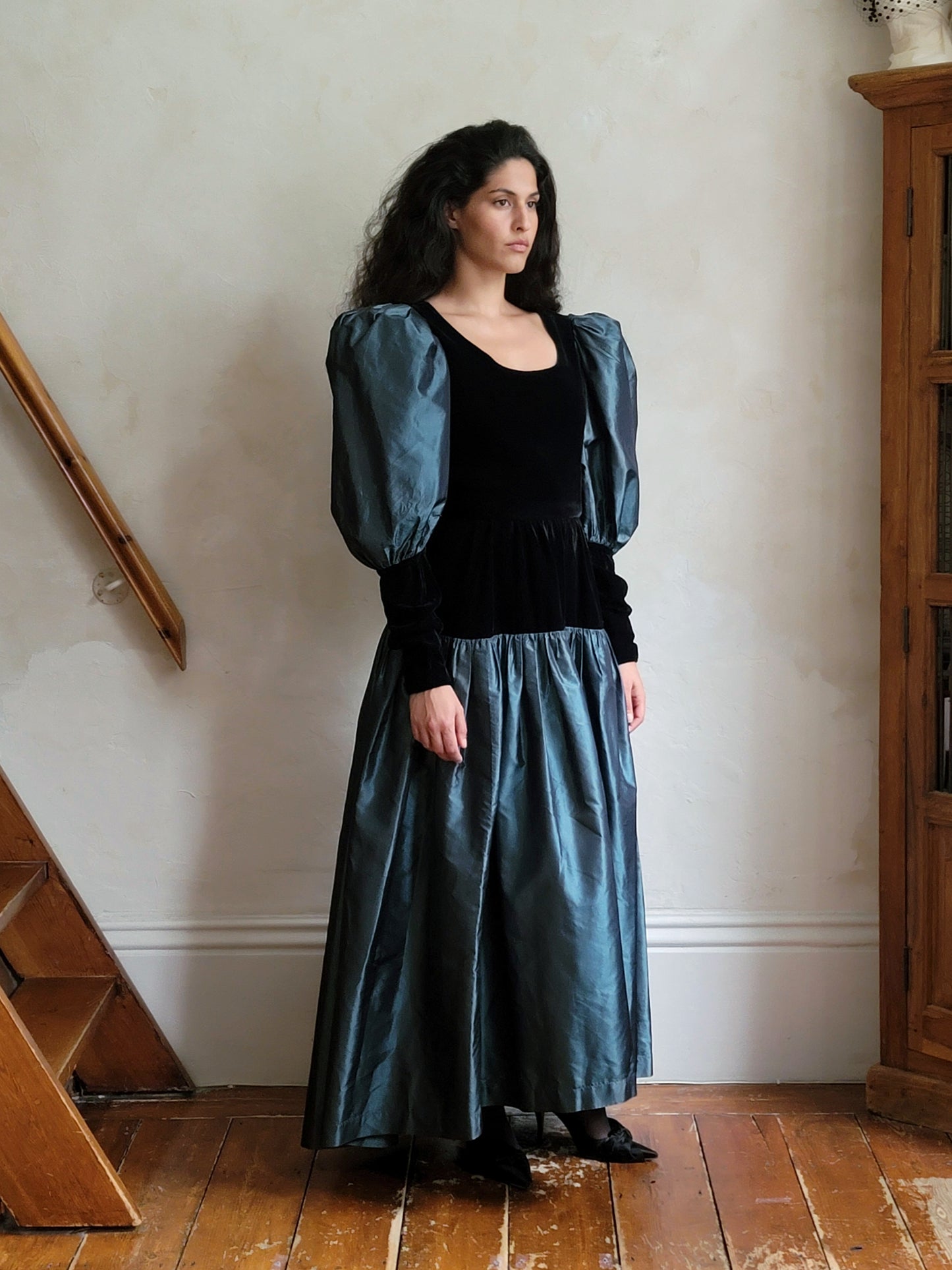 Yves Saint Laurent Rive Gauche Fall 1982 Tafetta Ballgown