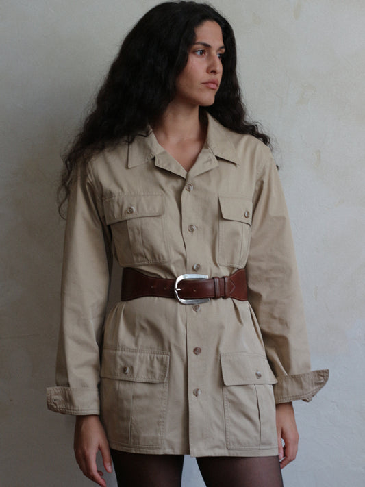 Yves Saint Laurent Rive Gauche Collector Men's Safari Jacket c.1969/1970