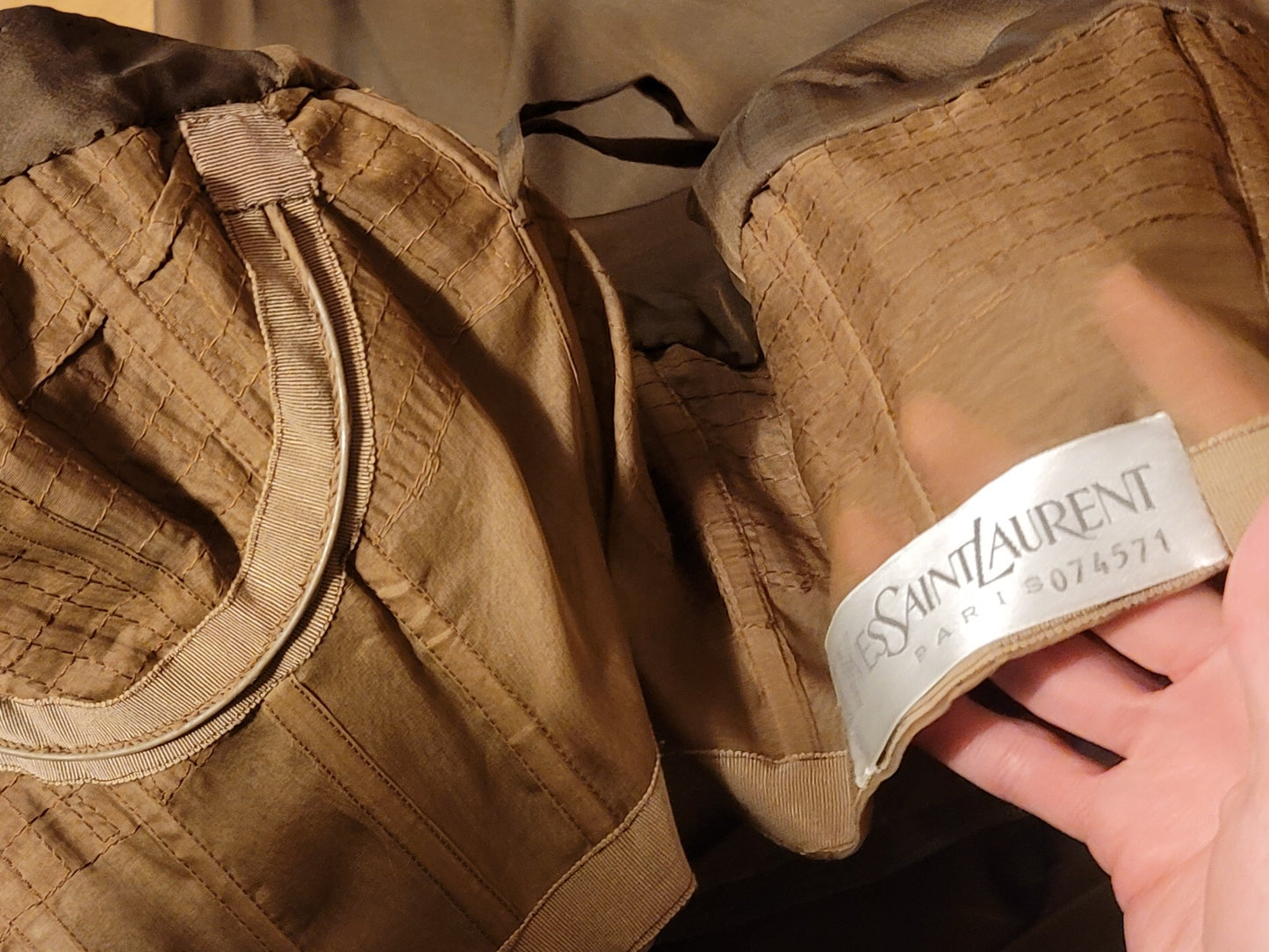 Yves Saint Laurent Haute Couture Spring 1998 Draped Silk Chiffon Gown