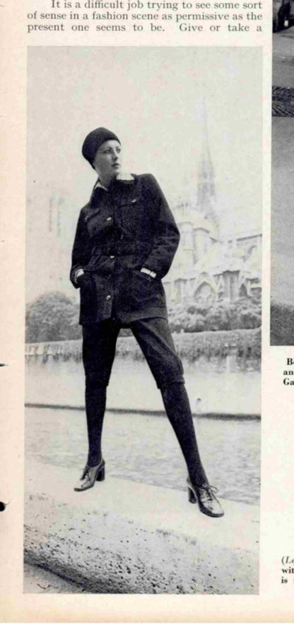 Yves Saint Laurent Military Wool Jacket circa 1969