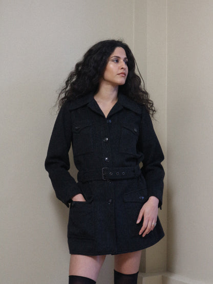 Yves Saint Laurent Military Wool Jacket circa 1969