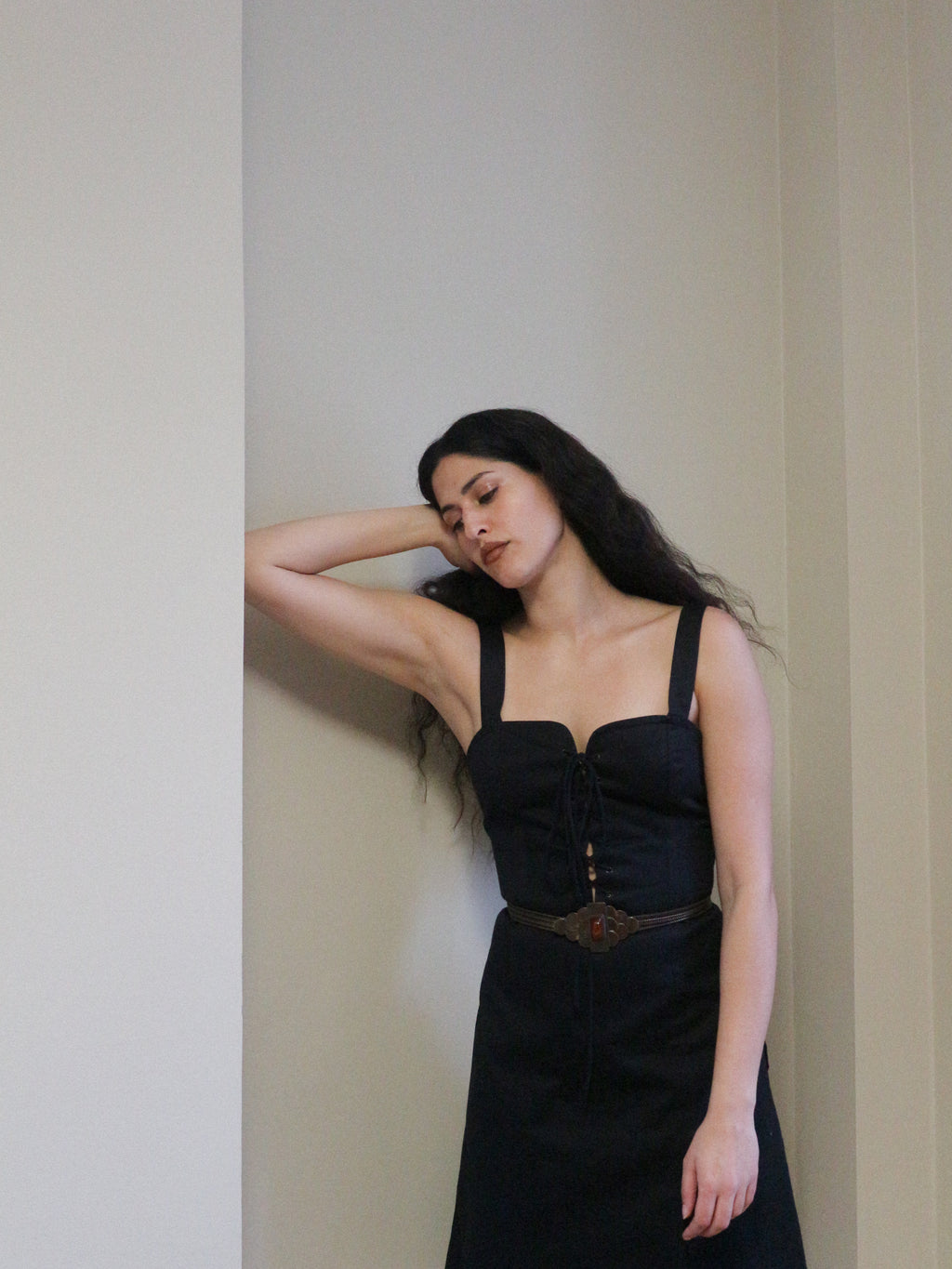 Yves Saint Laurent Cotton Laced Dress Spring 1995
