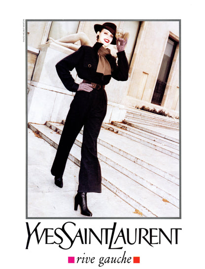 Yves Saint Laurent Fall 1993 Leather Boots