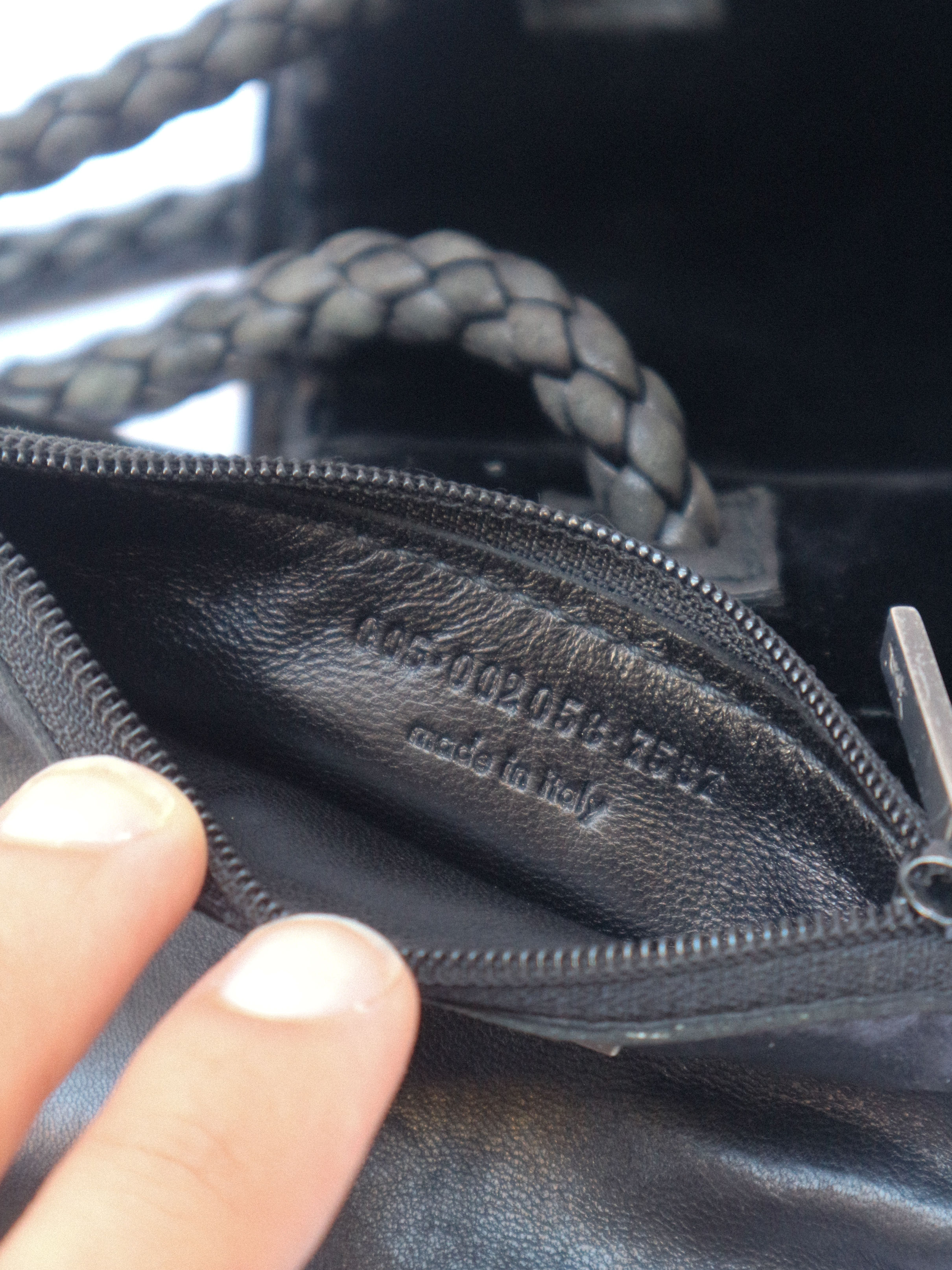 Yves Saint Laurent Black Velvet and Leather Shoulder Bag circa 2001-2004